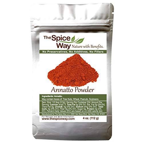 The Spice Way Annatto Powder - ( 4 oz ) also known as ground achiote seed