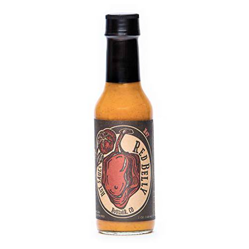 Red Belly Hot Sauce (smoky) - Cobanero Pepper Red Hot Sauce - Amazing Taco Sauce Bursting with a Smoky Tangy Flavor - 5.2oz Craft Red Hot Sauce …