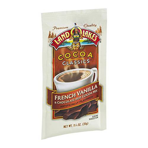 Land O Lakes Cocoa Classics French Vanilla & Chocolate Hot Cocoa Mix 1.25 OZ (Pack of 24)