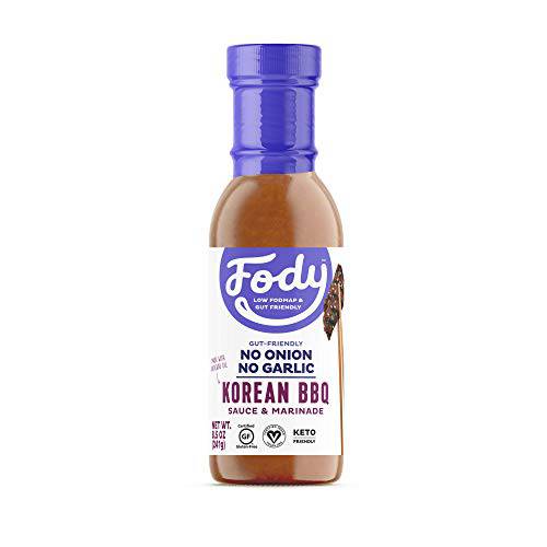 Fody Foods Vegan Korean BBQ Sauce Marinade | Red Miso | Avocado Oil | Low FODMAP Certified | Gut Friendly No Onion No Garlic No MSG | IBS Friendly | Gluten Free Lactose Free
