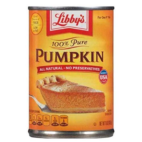 Libby’s 100% Pure Pumpkin Pie & Dessert Filling (Pack of 2)