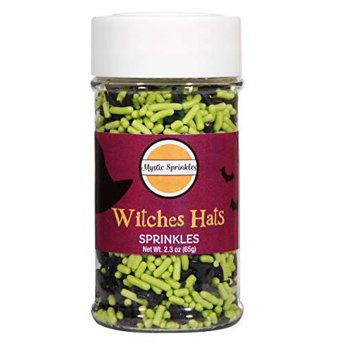 Mystic Sprinkles Halloween Sprinkle Mixes (Witches Hats 2oz)