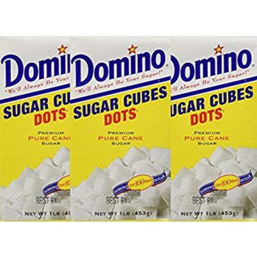 Domino Sugar Cubes Dots 1 lb (3 pack) 3 lb Total