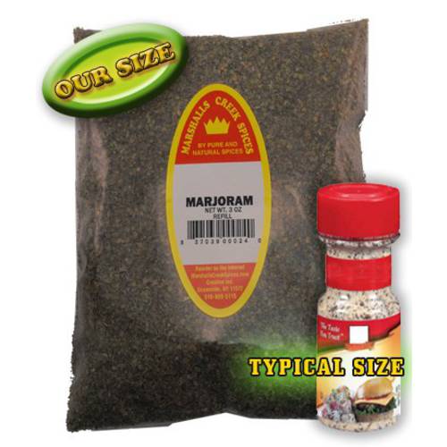 MARJORAM REFILL - FRESHLY PACKED IN FOOD GRADE HEAT SEALED POUCHES