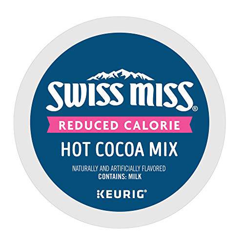 Swiss Miss Reduced Calorie Cocoa Keurig Single-Serve K Cup Pods, 88Count