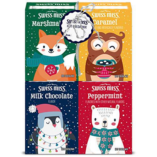 Swiss Miss Hot Chocolate Variety Pack (4 Flavors), Hot Chocolate Mix, Hot Chocolate Variety, Hot Chocolate Swiss Miss, Peppermint Hot Chocolate, Instant Hot Chocolate