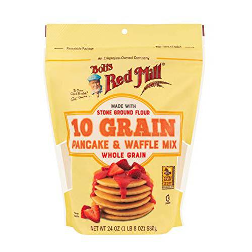 Bob’s Red Mill 10 Grain Pancake & Waffle Mix, 24 Oz