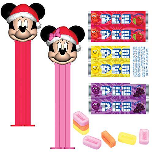 Disney Mickey and Minnie Mouse Christmas PEZ Dispenser