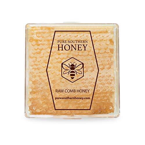 Raw Edible Honeycomb Approx. 14 oz. - American Made by Pure Southern Honey