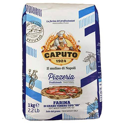 Antimo Caputo Pizzeria 00 Flour (Blue) 2.2 LB - Pack of 2 (Total 4.4 LBS)