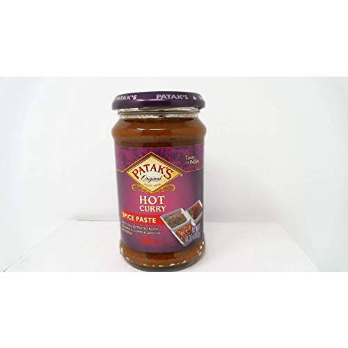 Pataks Curry Paste - Concentrated - Hot - 10 oz - case of 6