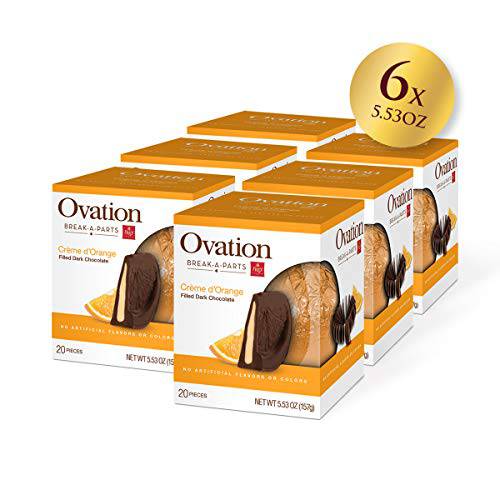 Ovation Break a Part- 5.53 oz (6 Pack)- Orange Dark Chocolate