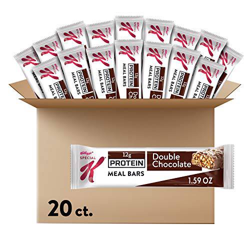 Kellogg’s Special K Protein Bars, Meal Replacement, Protein Snacks, Brownie Batter (20 Bars)