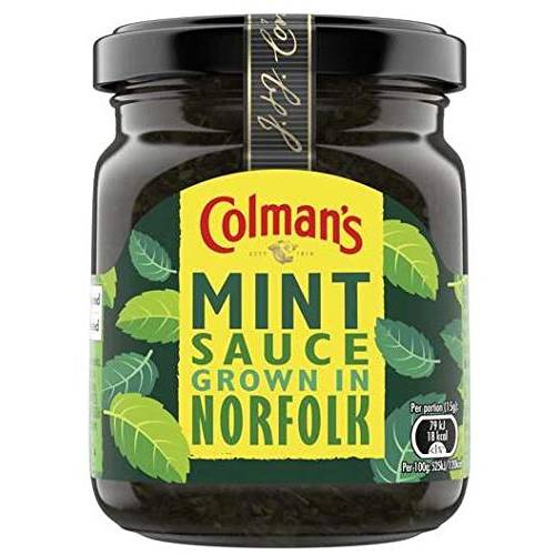 Original Colmans Classic Mint Sauce Imported From The UK England Colmans Of Norwich