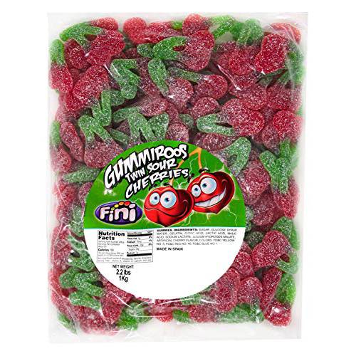 Sour Twin Cherries Gummy Candy 2.2 Pound