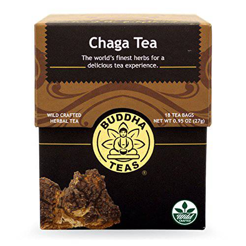 Buddha Teas Chaga Tea, 18 Count (Pack of 6)