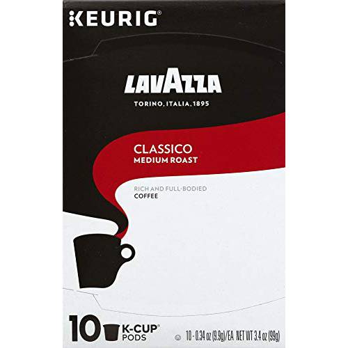 LAVAZZA CLASSICO K CUP COFFEE CAFFEINE CUP IN BOX 3.4 OZ