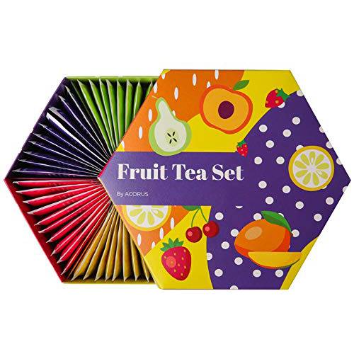 ACORUS Fruit Luxury Tea Set - 6 Varieties (60 Tea Bags)