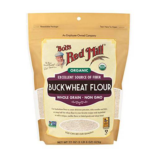 Bobs Red Mill, Organic Buckwheat Flour, 22 Ounce