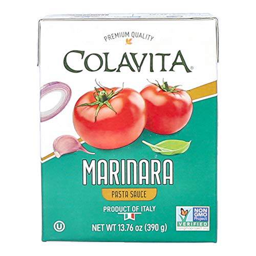 Colavita Marinara Pasta Sauce 13.76 oz Tetra Recart, Tomato, Eco-Friendly, Sustainable Packaging, Pack Of 16