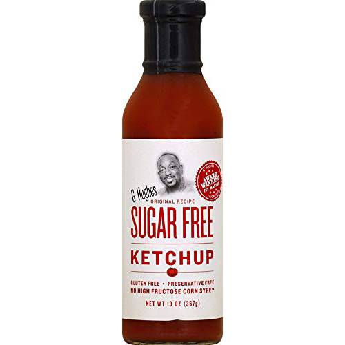 G Hughes Sugar Free Ketchup, 13 oz, Set of 2