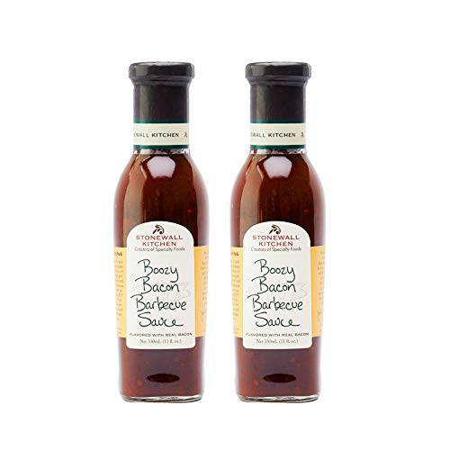 Stonewall Kitchen Boozy Bacon Barbecue Sauce, 11 Ounce (Pack of 2)