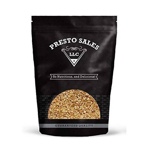 Peanuts, Chopped Dry Roasted no Salt, USA, Healthy Snack, Dietetic, Sugar-Free, Oil-Free, Protein, Divine Taste, Savory, packed in a 1 lb. (16 oz.) resealable pouch bag by Presto Sales LLC