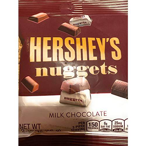 Hershey’s Nuggets Milk Chocolate (1) 2.35oz Bag