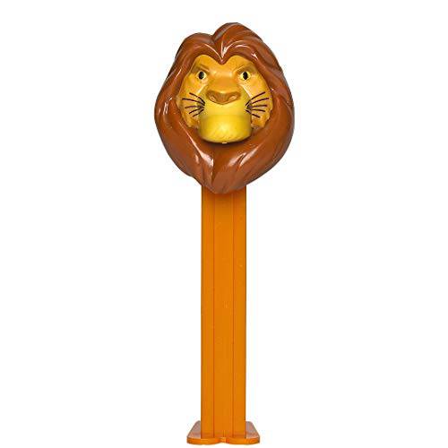 Lion King PEZ Candy Dispenser - Mufasa Pez Dispenser With 2 Extra Candy Refills | Lion King Party Favors, Grab Bags