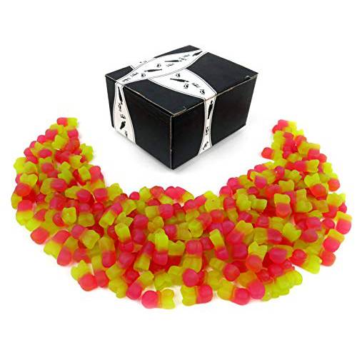 Gustaf’s Vegan Gummy Cherries, 2.2 lb Bag in a BlackTie Box
