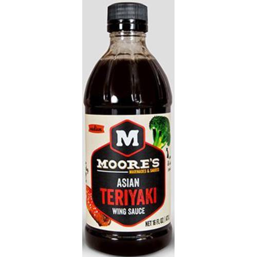 Moore’s Asian Teriyaki Wing Sauce 16 oz (Pack of 2)