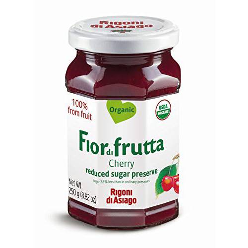 Rigoni di Asiago Fiordifrutta Organic Fruit Spread, Cherry, 6 Count, 8.82 oz