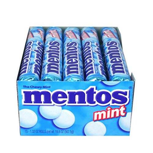 Mentos Mint (1.32 oz. roll, 15 ct.) (pack of 2)