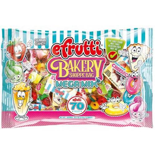 eFrutti Bakery Shoppe Bag Gummy Candy Meg Mix Bag, 20.14 Ounce - 70 Pieces