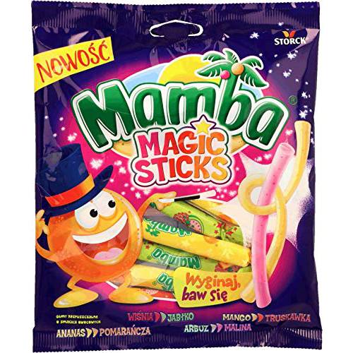 MAMBA Magic Sticks chewy candies from Europe 150g