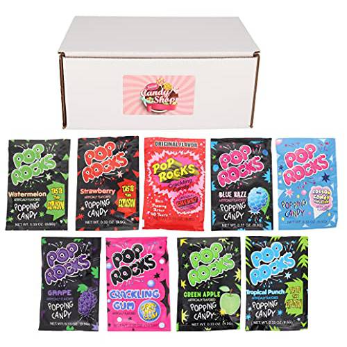 Pop Rocks Pack of 9 Flavors (1 of each flavor, Total of 9)