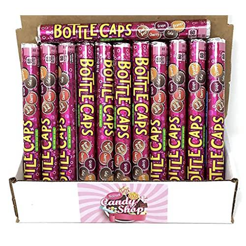 Bottle Caps Soda Pop Candy Roll (Pack of 12)