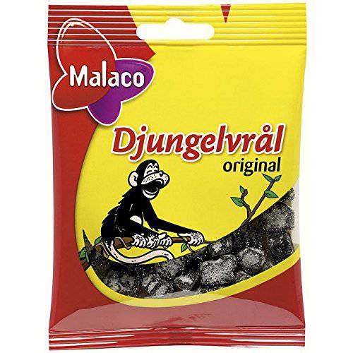 Malaco Djungelvral - Supersalty Liquorice - 80g