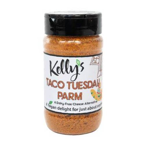 Kelly’s Gourmet Taco Tuesday Parmesan, 1-Pack, Cashew Based Cheese