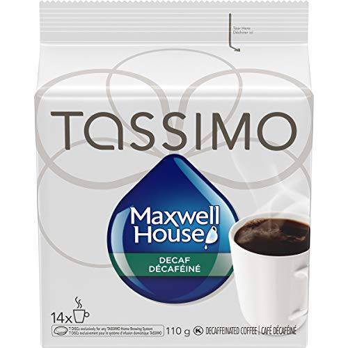 Maxwell House Cafe Collection Decaf, 14-count T-discs for Tassimo Brewers - Custom Roasts