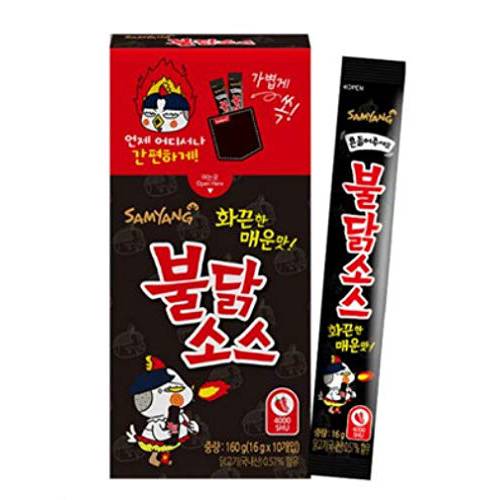 [Samyang] Buldak Spicy Chicken Roasted Sauce 16gx10 stick pouch / Korean food / Korean sauce