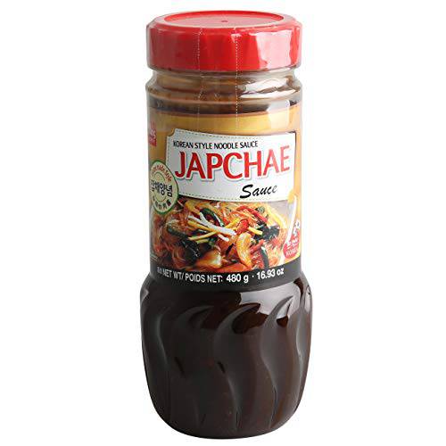 Wang Japchae Sauce, Savory and Slightly Sweet, Easy and Convenient Sauce for Vermicelli and Glass Noodles, 16.93 Ounce