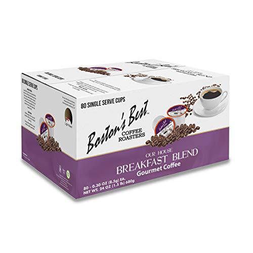 Breakfast Blend Gourmet Coffee by Bostons Best for Unise, - 80 Cups Coffee