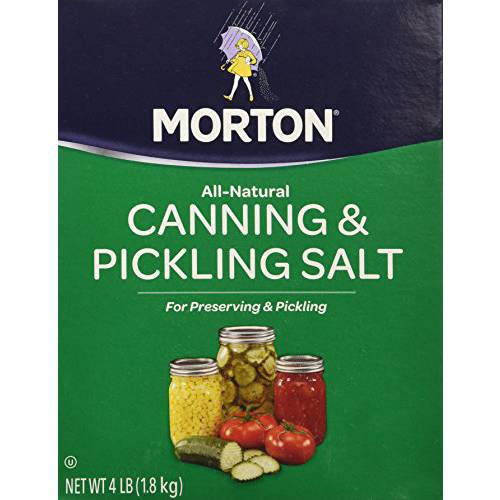 Morton box Canning an Pickling Salt 4 lb box (2 Pack)