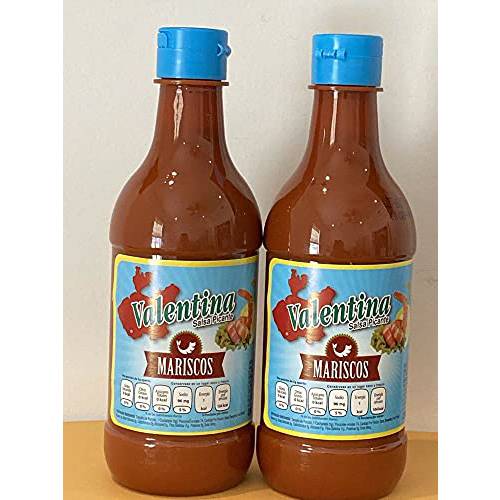 Salsa Picante De Mariscos Hot Mexican Sauce 370ml/12.5 oz 2 bottle