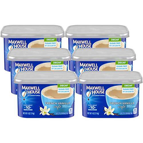Maxwell House International Decaf French Vanilla Mix, 4 OZ