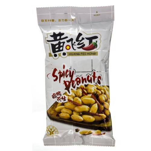 Huang Fei Hong Spicy Cripy Peanut, 3.88 Ounce 8-Count