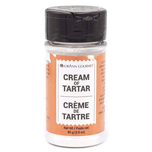 LorAnn Cream of Tartar (Potassium Bitartrate), 3oz.(85gr) Shaker jar