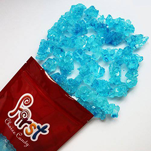 FirstChoiceCandy Rock Candy Strings 1.5 Pound Bulk Bag (Blue Raspberry)