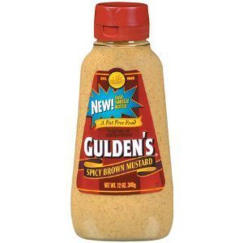 Guldens, Spicy Brown Mustard, 12oz Bottle (Pack of 3)
